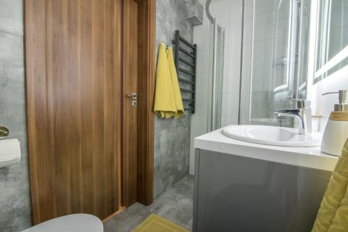 Koupelna v ubytování Apartament Magnezja Zakopane