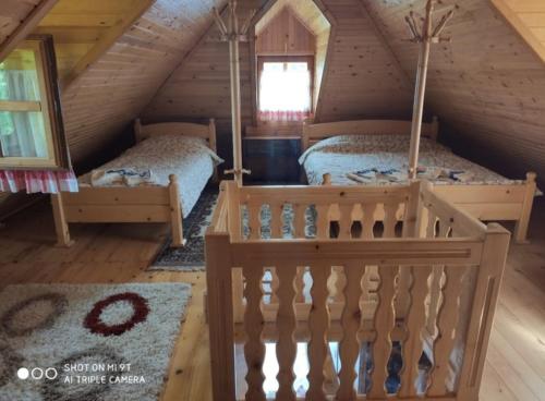 Postel nebo postele na pokoji v ubytování Suncevica Apartmani