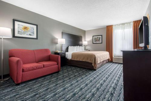 Voodi või voodid majutusasutuse Quality Inn Indianapolis-Brownsburg - Indianapolis West toas