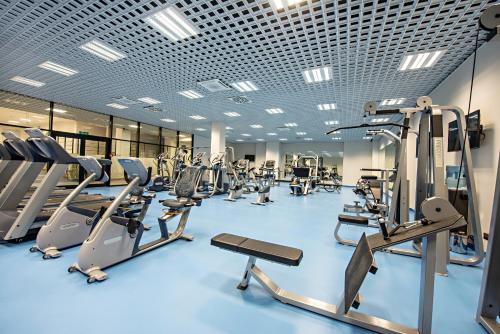 Fitness centrum a/nebo fitness zařízení v ubytování Hotel Arłamów