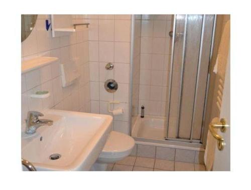 Kúpeľňa v ubytovaní Ferienwohnung-Elbstrom