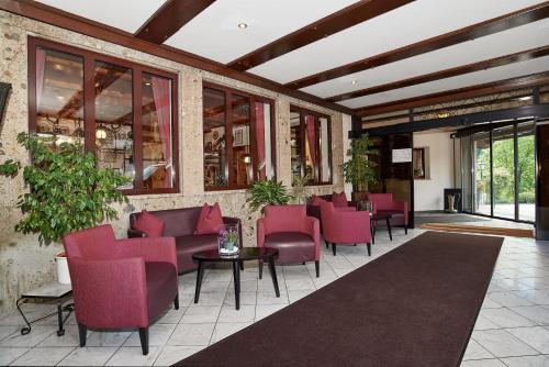Ruang duduk di Alpen-Hotel Seimler