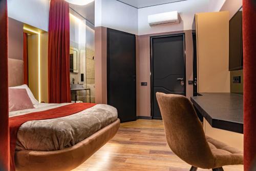 Ruang duduk di Luxury Upscale Apartments On 18 M Zhitomirska