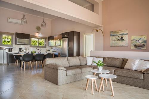 Χώρος καθιστικού στο Sailing Villa Kefalonia