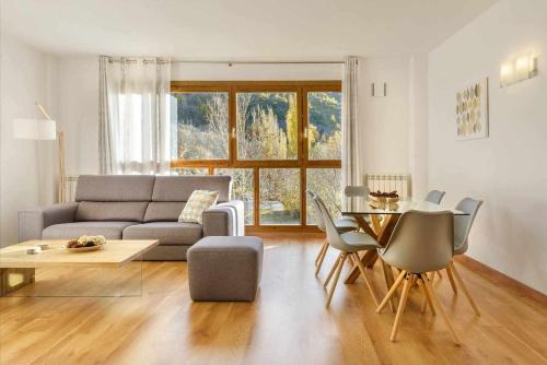 Posezení v ubytování Chalet Casa La Cumbrecita en Panticosa