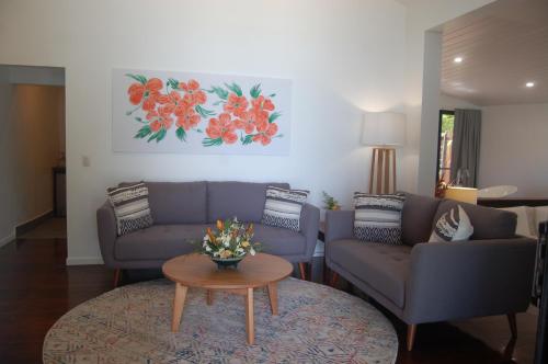 Χώρος καθιστικού στο Barrier Beach Resort
