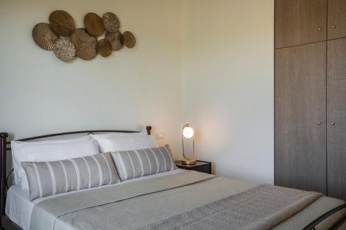 Ένα ή περισσότερα κρεβάτια σε δωμάτιο στο Sailing Villa Kefalonia