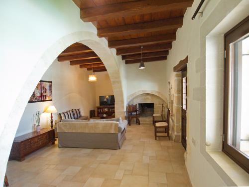 Posezení v ubytování Villa Argiro Plaka Crete