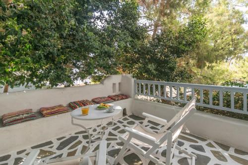 Balkón nebo terasa v ubytování Thalassitra Village Hotel