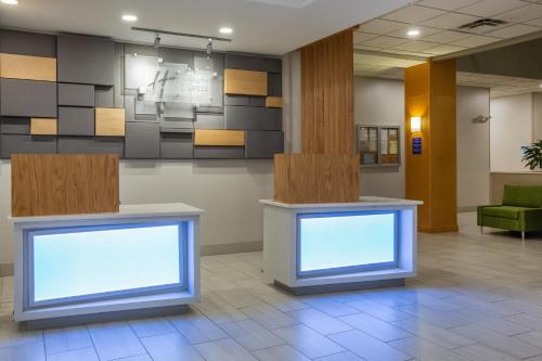 TV a/nebo společenská místnost v ubytování Holiday Inn Express & Suites Atlanta Southwest-Fairburn