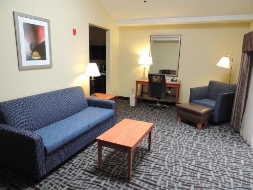 Ruang duduk di Holiday Inn Express Trussville, an IHG Hotel