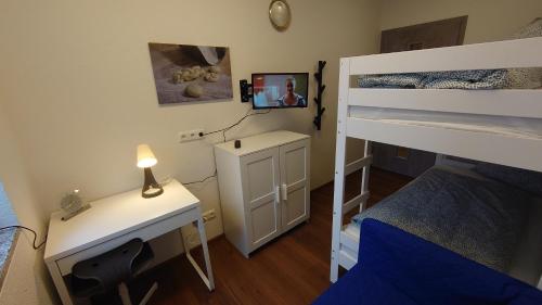 Postel nebo postele na pokoji v ubytování alte Bäckerei Bautzen - 00 #Kids# im Zentrum, mit Parkplatz, Top Ausgestattet