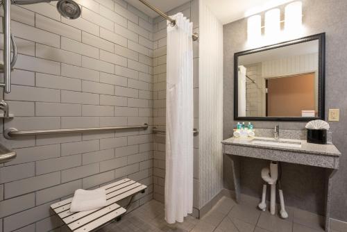 Ένα μπάνιο στο Holiday Inn Express & Suites Columbus - Polaris Parkway / COLUMBUS, an IHG Hotel