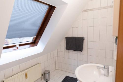 Ett badrum på 1-Zimmer Apartment in Top Lage in Filderstadt