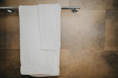 Koupelna v ubytování Hotel Dakota