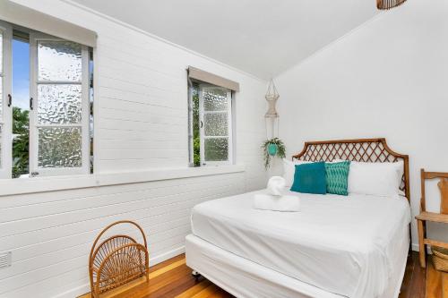 Ένα ή περισσότερα κρεβάτια σε δωμάτιο στο Lazenby Lodge