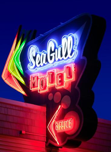 Chứng chỉ, giải thưởng, bảng hiệu hoặc các tài liệu khác trưng bày tại Sea Gull Motel