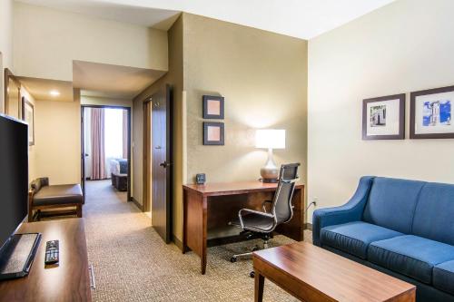 TV a/nebo společenská místnost v ubytování Comfort Suites Fredericksburg South