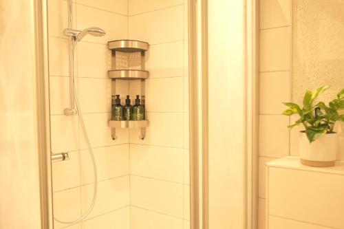 Bathroom sa Modernes Loft-Apartment im Herz von Kassel mit Netflix