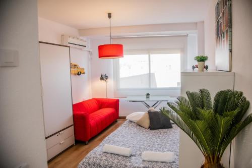 Postel nebo postele na pokoji v ubytování FIBES Apart Loft by Valcambre