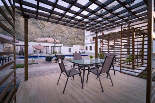 Patio nebo venkovní prostory v ubytování Riyam Hotel