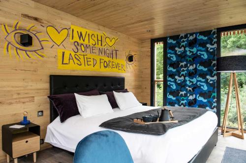 Un ou plusieurs lits dans un hébergement de l'établissement Loire Valley Lodges - Hotel