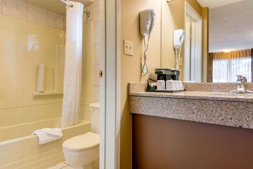 Bilik mandi di Econo Lodge Inn & Suites