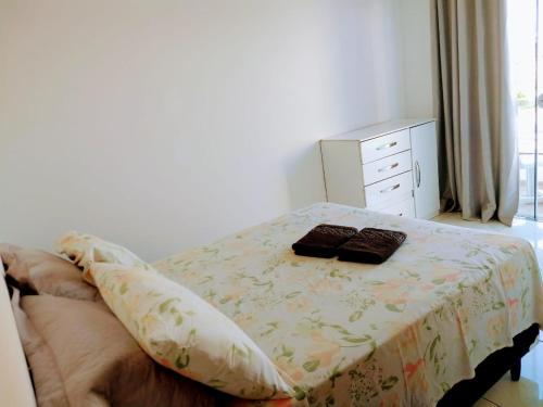 Cama o camas de una habitación en Residencial Dona Duda