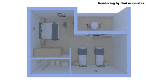 Ένα μπάνιο στο Hotel Delfino