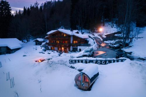 Το Fogajard Lovely Chalet τον χειμώνα