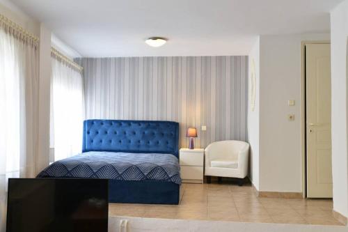 Χώρος καθιστικού στο A Modern Bright Studio In The Center Of Kastoria