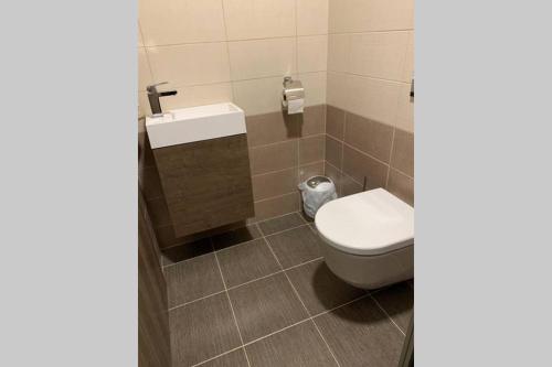 Ένα μπάνιο στο Apartman Centrum 301