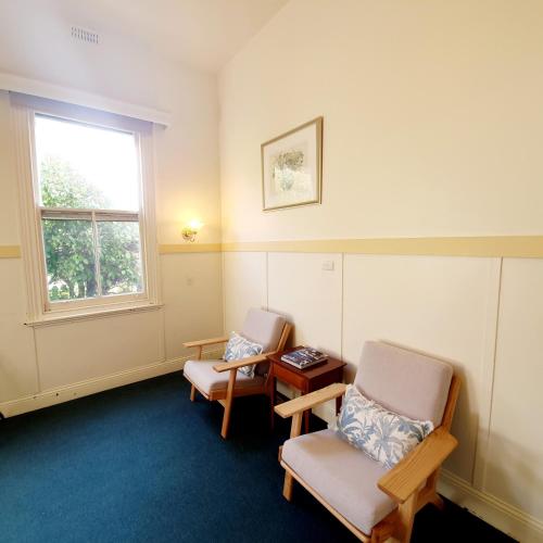 Χώρος καθιστικού στο Point Lonsdale Guest House