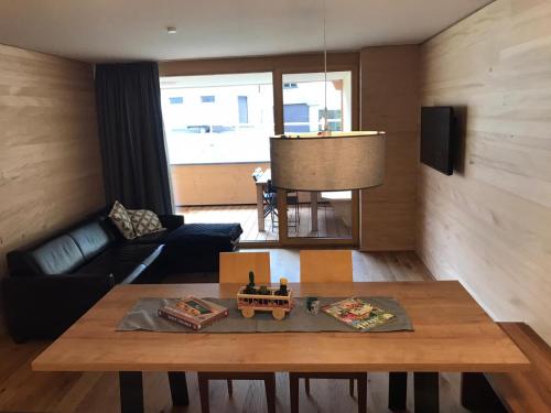 Posezení v ubytování Ferienwohnung Schnetzer Au