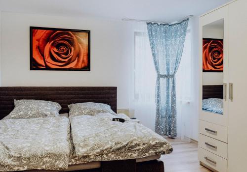 Postel nebo postele na pokoji v ubytování Ferienwohnung-lenne-Finnentrop