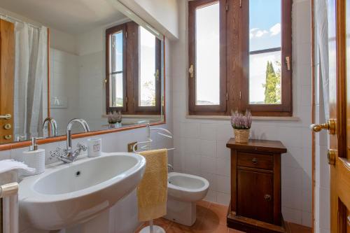 Bathroom sa Villa Il Turchetto