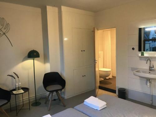 Ванна кімната в Hostel Deventer, Short Stay Deventer, hartje stad, aan de IJssel,