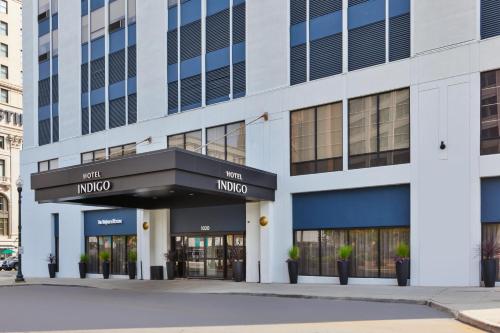 a rendering of the front of the hotel indigo philadelphia at Hotel Indigo Detroit Downtown by IHG in Detroit