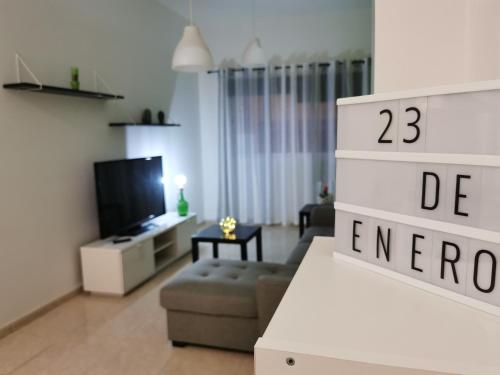 A television and/or entertainment centre at 23 DE ENERO