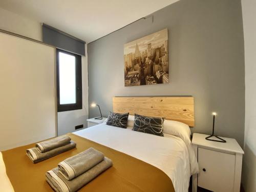 Lova arba lovos apgyvendinimo įstaigoje Sagrada familia apartment