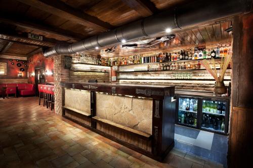 Lounge oder Bar in der Unterkunft Vinařství U Kapličky