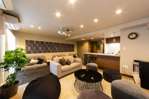 Zona de estar de Stay Hakata