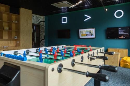a large ping pong table in a room at Mercure Karpacz Skalny in Karpacz