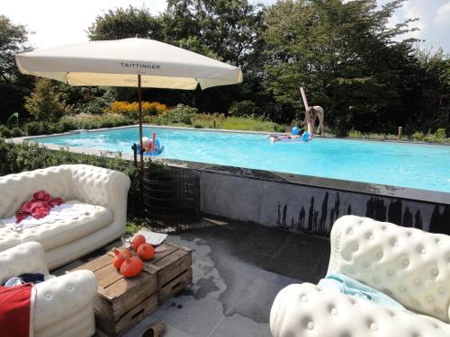 Der Swimmingpool an oder in der Nähe von B&B Vennehoeve
