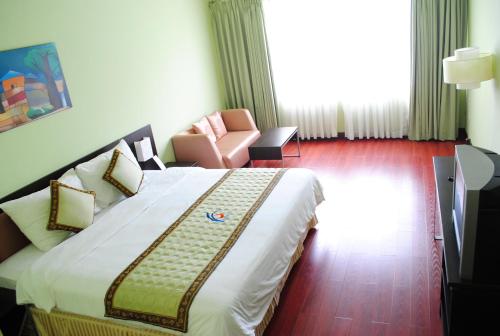 Una cama o camas en una habitación de Park View Hotel