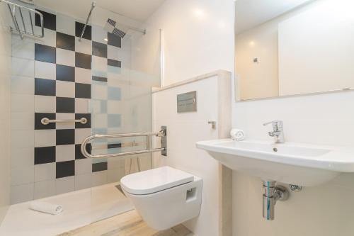 Koupelna v ubytování Ca na Rossa (Sineu)