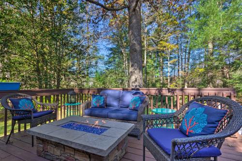 Blue Ridge Mtn Home Base with Fire Pit and Grill!