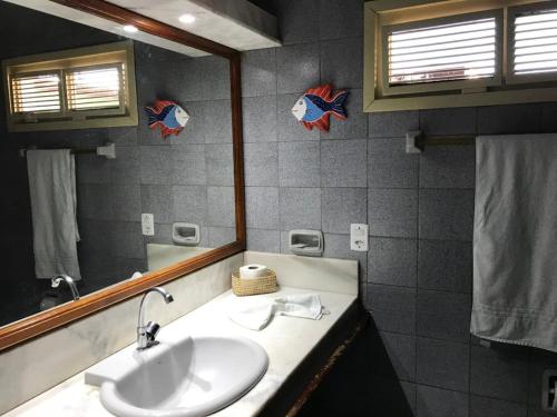 Koupelna v ubytování Pousada Azul Marinho