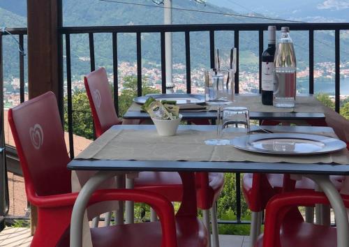 ห้องอาหารหรือที่รับประทานอาหารของ Albergo Ristorante Pizzeria Bellavista