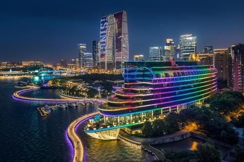 Linna Suzhou üldine vaade või majutusasutusest Crowne Plaza Suzhou, an IHG Hotel pildistatud vaade